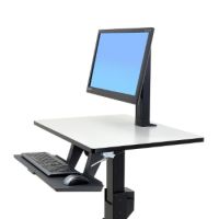 WorkFit Single LD Monitor Kit - BefestigungskitLCD-Display - Schwarz - B