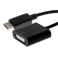 Maplin A31XB video cable adapter DisplayPort DVI-D Black, White