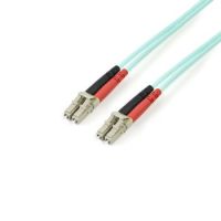 StarTech Fiber Optic Cable - 10 Gb Aqua - Multimode Duplex 50/125 - LSZH - LC/LC - 2 m