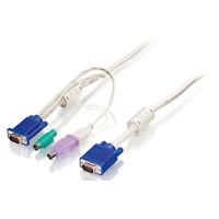 LevelOne 1.8m KVM Cable, VGA, PS/2, USB