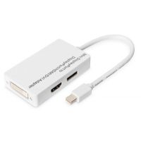 Digitus Mini DisplayPort Adapter - DisplayPort, HDMI + DVI