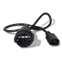 APC AP9880 power cable Black 0.6 m C14 coupler CEE7/7