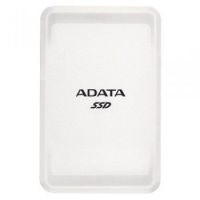 ADATA SC685 2TB External SSD, USB-C (USB-A Adapter), 3D NAND, Windows/Mac/Android Compatible, White