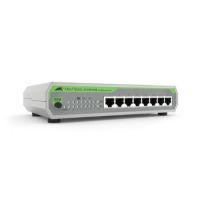 Allied Telesis AT-FS710/8E-60 Unmanaged Fast Ethernet (10/100) Grey Power over Ethernet (PoE)