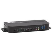 Tripp Lite B005-DPUA2-K 2-Port DisplayPort/USB KVM Switch - 4K 60 Hz, HDR, HDCP 2.2, IR, DP 1.4, USB