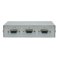 Tripp Lite 2-Port Manual Push Button VGA/SVGA Video Switch - Metal