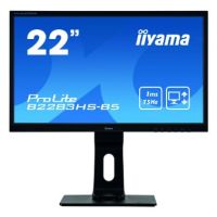 iiyama ProLite B2283HS-B5 computer monitor 54.6 cm (21.5") 1920 x 1080 pixels Full HD LED Black