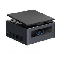 Intel NUC BLKNUC7I3DNH2E PC/workstation barebone i3-7100U 2.40 GHz UCFF Black BGA 1356