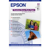 Epson Premium Glossy Photo Paper, DIN A3, 255g/m², 20 Sheets