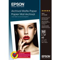 Epson Archival Matte Paper, DIN A3, 189g/m², 50 Sheets