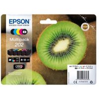 Epson C13T02E74010/202 Ink cartridge multi pack Bk,PBk,C,M,Y 6,9ml + 4x4,1ml Pack=5 for Epson XP 6000