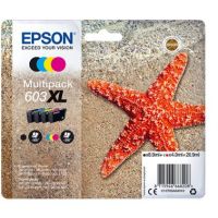 Epson C13T03A64020/603XL Ink cartridge multi pack Bk,C,M,Y high-capacity Blister Acustic Magnetic 8,9ml + 3x4ml Pack=4 for Epson XP 2100