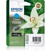 Epson C13T05924010/T0592 Ink cartridge cyan, 520 pages 13ml for Epson Stylus Photo R 2400