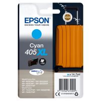 Epson C13T05H24020/405XL Ink cartridge cyan high-capacity Blister Acustic Magnetic, 1.1K pages 14.7ml for Epson WF-3820/7830