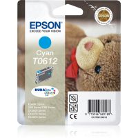 Epson C13T06124020/T0612 Ink cartridge cyan Blister, 250 pages/5% 8ml for Epson Stylus D 68