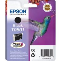 Epson C13T08014011/T0801 Ink cartridge black, 330 pages ISO/IEC 24711 7,4ml for Epson Stylus Photo P 50/PX/PX 730/R 265