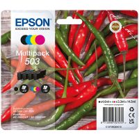 Epson C13T09Q64020/503 Ink cartridge multi pack Bk,C,M,Y Blister 210pg + 3x165pg Pack=4 for Epson XP-5200