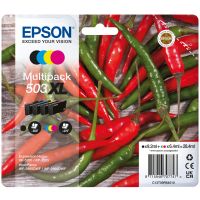 Epson C13T09R64020/503XL Ink cartridge multi pack Bk,C,M,Y high-capacity Blister 550pg + 3x470pg Pack=4 for Epson XP-5200