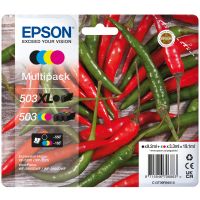 Epson C13T09R94020/503XL/503 Ink cartridge multi pack Bk,C,M,Y high-capacity 550pg + 3x165pg Pack=4 for Epson XP-5200