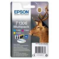 Epson C13T13064012/T1306 Ink cartridge multi pack C,M,Y XL 3x10.1ml Pack=3 for Epson Stylus BX 320/SX 525/WF 3500