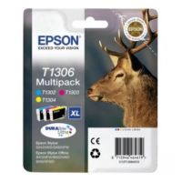 Epson C13T13064022 (T1306) Ink cartridge multi pack, 3x10.1ml, Pack qty 3