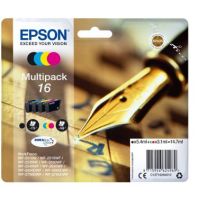 Epson C13T16264012/16 Ink cartridge multi pack Bk,C,M,Y 175pg + 3x165pg, 1x5.4ml + 3x3.1ml Pack=4 for Epson WF 2010/2660/2750