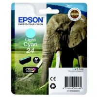 Epson C13T24254012 (24) Ink cartridge bright cyan, 360 pages, 5ml