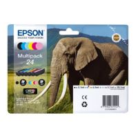 Epson C13T24284011 (24) Ink cartridge multi pack, 360 pages, 1x240pg + 5x360pg, 1x5.1ml + 5x4.6ml, Pack qty 6