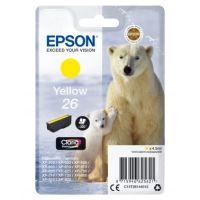 Epson C13T26144012/26 Ink cartridge yellow, 300 pages ISO/IEC 19752 4,5ml for Epson XP 600