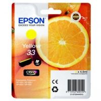 Epson C13T33444012 (33) Ink cartridge yellow, 300 pages, 5ml