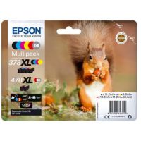 Epson C13T379D4010/378XL/478XL Ink cartridge multi pack high-capacity Bk,C,M,Y,R,GY 11,2ml +3x9,3ml + 10,2ml + 11,2ml Pack=6 for Epson XP 15000