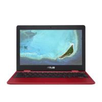 ASUS Chromebook C223NA-GJ0040 notebook LPDDR4-SDRAM 29.5 cm (11.6") 1366 x 768 pixels IntelÂ CeleronÂ 4 GB 32 GB eMMC Wi-Fi 5 (802.11ac) Chrome OS Red