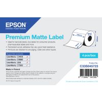 Epson Premium Matte Label - Die-cut Roll: 102mm x 76mm, 1570 labels