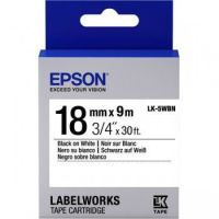 Epson C53S655006 (LK-5WBN) Ribbon, 18mm x 9m