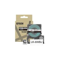 Epson C53S672064/LK-6WBJ DirectLabel-etikettes black on white 24mm x 8m for Epson LabelWorks LW-C 610