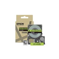 Epson C53S672077/LK-4GBJ DirectLabel-etikettes black on green matt 12mm x 8m for Epson LabelWorks LW-C 410/610