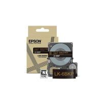 Epson C53S672096/LK-6BKP DirectLabel-etikettes black on gold 24mm x 8m for Epson LabelWorks LW-C 610