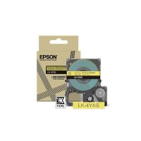 Epson C53S672104/LK-4YAS DirectLabel-etikettes gray on yellow 12mm x 8m for Epson LabelWorks LW-C 410/610