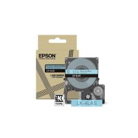 Epson C53S672106/LK-4LAS DirectLabel-etikettes gray on blue 12mm x 8m for Epson LabelWorks LW-C 410/610