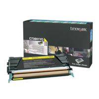 Lexmark C736H1YG Toner-kit yellow return program, 10K pages ISO/IEC 19798 for Lexmark C 736