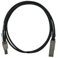 QNAP CAB-SAS05M-8644-8088 Serial Attached SCSI (SAS) cable 1 m Black, Metallic