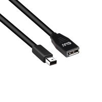 CLUB3D Mini DisplayPort to DisplayPort1.4 Extension Cable 8K60Hz DSC1.2 HBR3 HDR M/F 1m/3.28 ft