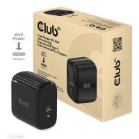 CLUB3D Travel Charger PPS 65W GAN technology, Single port USB Type-C, Power Delivery(PD) 3.0 Support