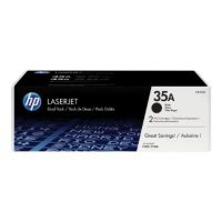 HP CB435AD/35A Toner cartridge black twin pack, 2x1.5K pages/5% Pack=2 for Canon LBP-3018