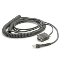 Zebra CBA-R06-C20PBR serial cable Black 6 m RJ-45 DB9