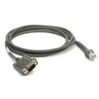 Zebra CBA-R08-S07ZBR serial cable Grey 2.1336 m RS232 DB9