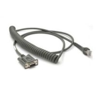 Zebra CBA-R37-C09ZBR serial cable Beige 2.74 m DB9