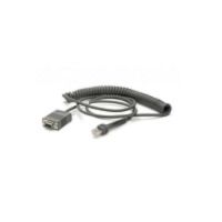 Zebra CBA-R71-C09ZAR serial cable Black 2.8 m RS232 DB9