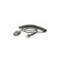 Zebra CBA-RF3-C09ZAR serial cable Black 2.8 m RS232 DB9