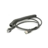 Zebra CBA-UF6-C12ZAR cable interface/gender adapter USB A RJ-45 Black